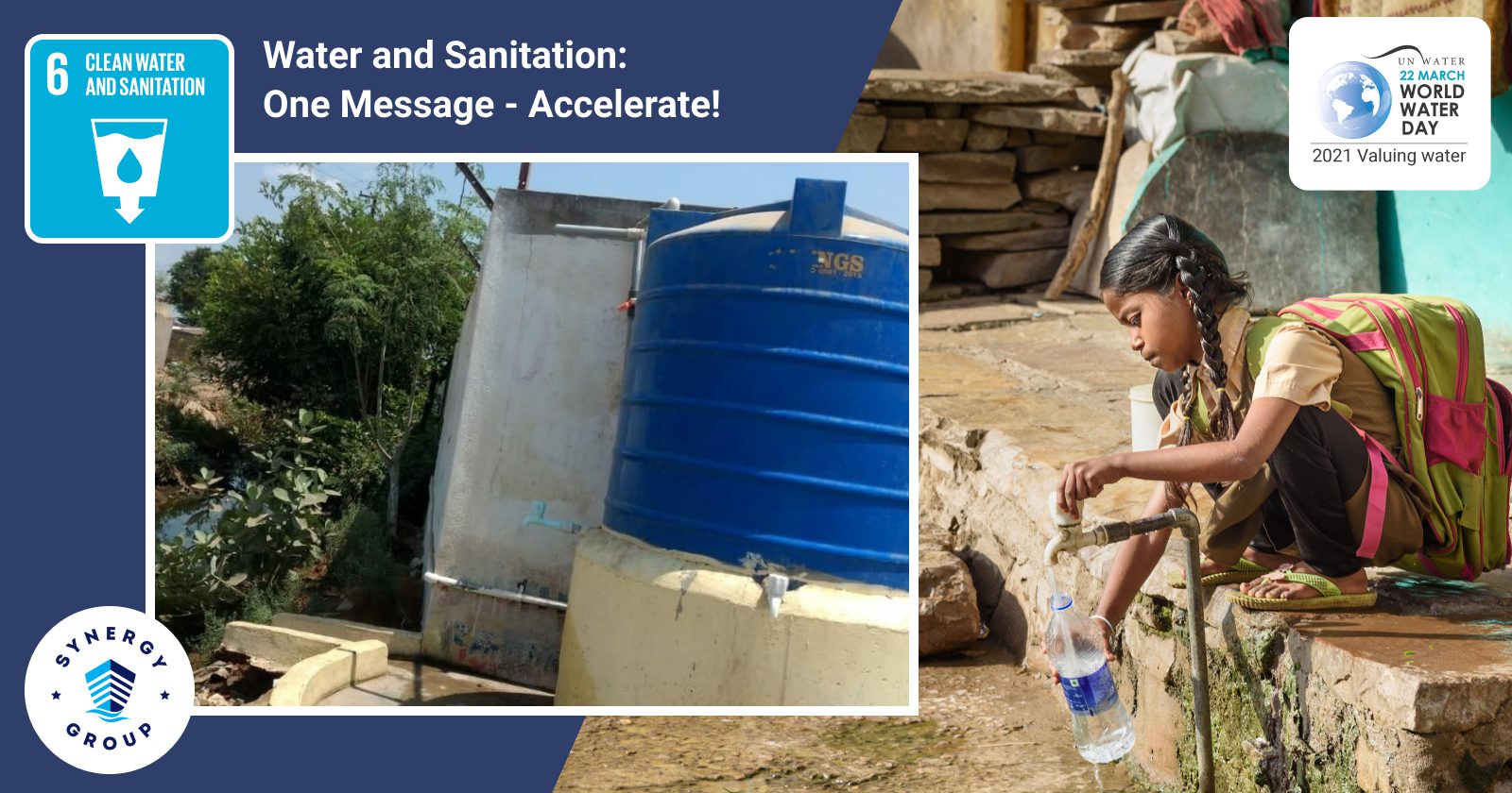 Synergy’s message on world water day