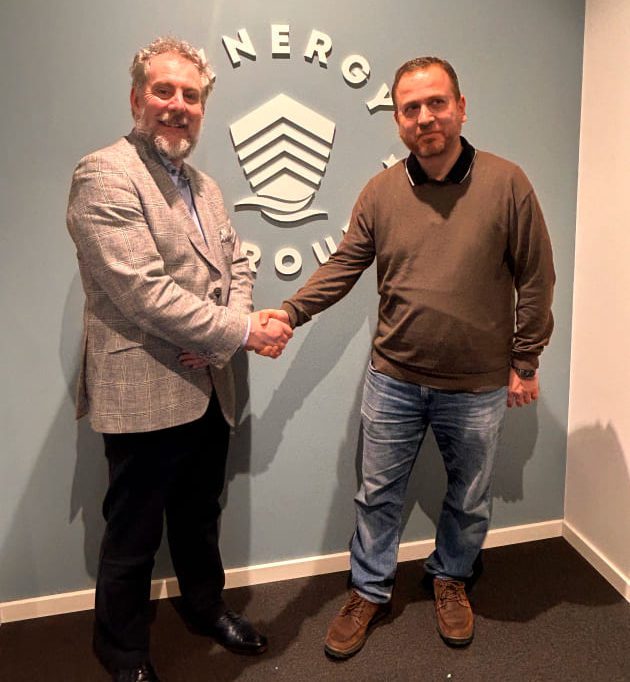 Ship Captain Jim Podger at the Synergy Marine Group Office