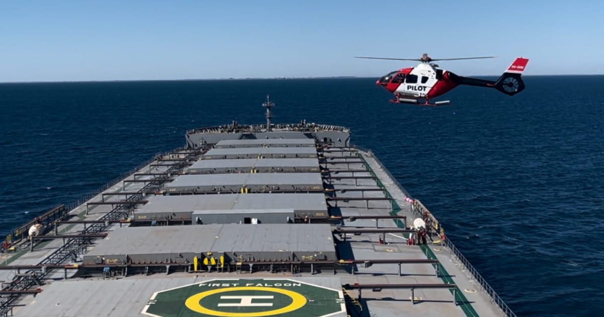 First Falcon successful pilotage