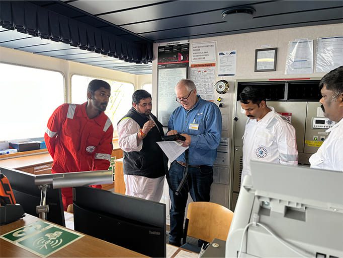 SIRE 2.0 inspection conducted by Synergy Marine crew members