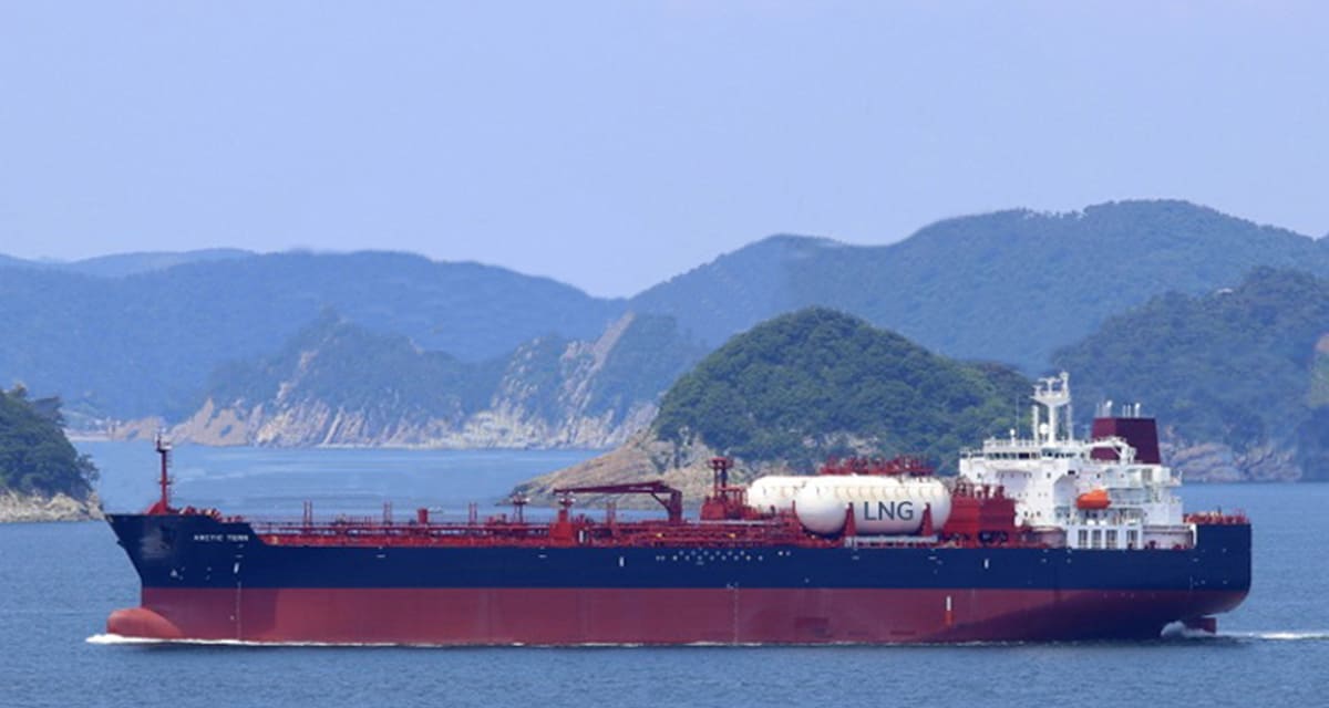 Arctic Tern, world's largest dual fuel chemical tanker