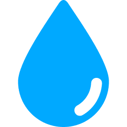 Blue droplet icon representing blue methanol derived from fossil sources with carbon capture