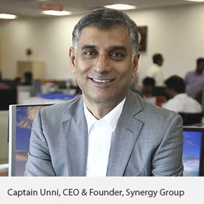 Synergy 创始人兼首席执行官 Rajesh Unni